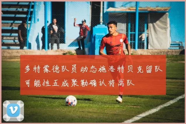 多特蒙德队员动态施洛特贝克留队可能性五成聚勒确认将离队